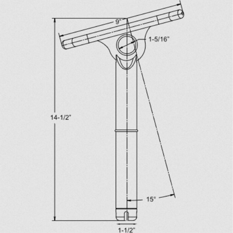 TACO Marine Stainless Steel Multi-Purpose 15&deg; Portable Cleat, Each image number 2