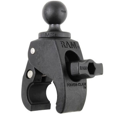 RAM Mount Small Tough-Claw w/1" Rubber Ball