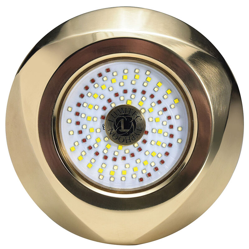 Lumitec SeaBlaze Typhoon Underwater Bronze Thru-Hull LED Light - RGBW Spectrum