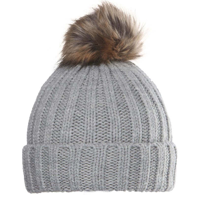 Chaos Women's Believe Rib Cuff Pom Pom Beanie image number 4