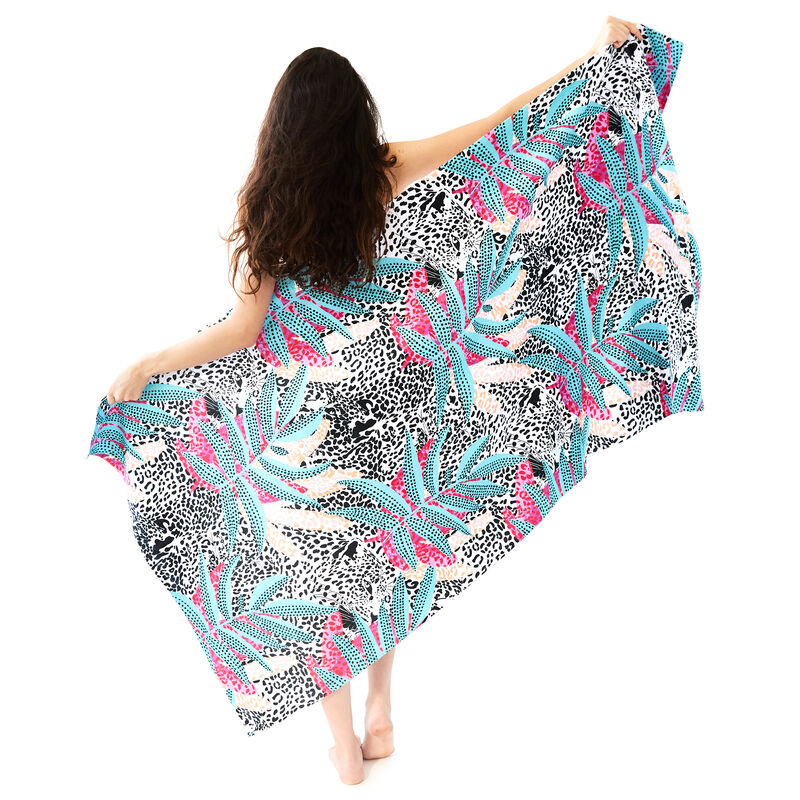 Printed Village Beach Towel image number 3