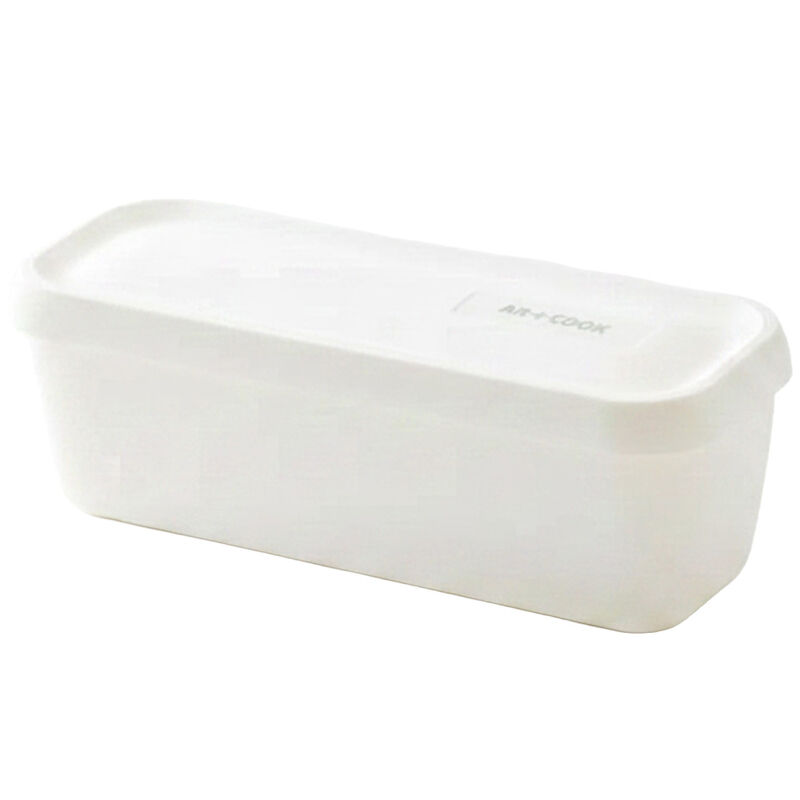 Art and Cook Slim Double Layer Ice Cream Tub in White image number 2