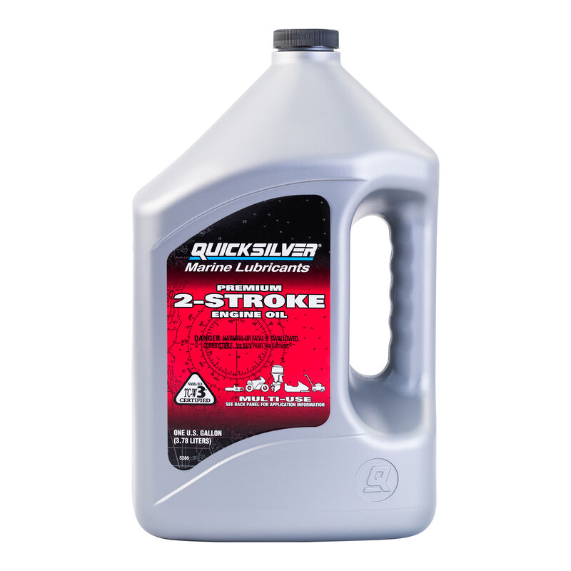 Quicksilver Premium 2-Cycle Outboard Oil, Gallon image number 1