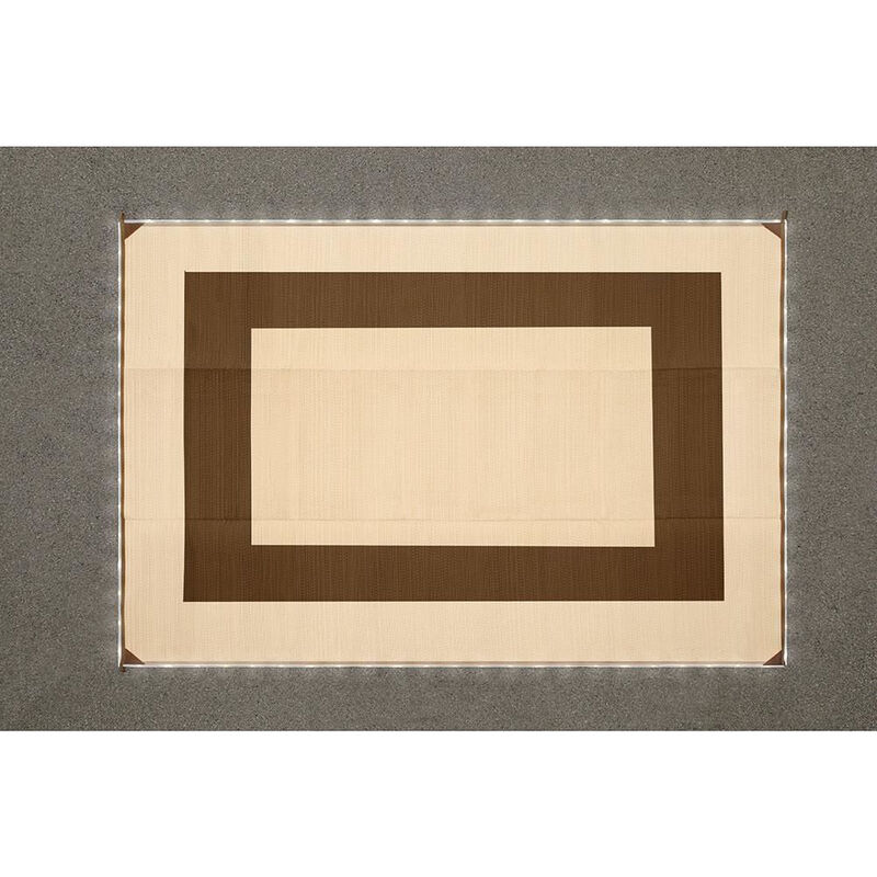 LED Illuminated Patio Mat, 9' x 12', Brown image number 7