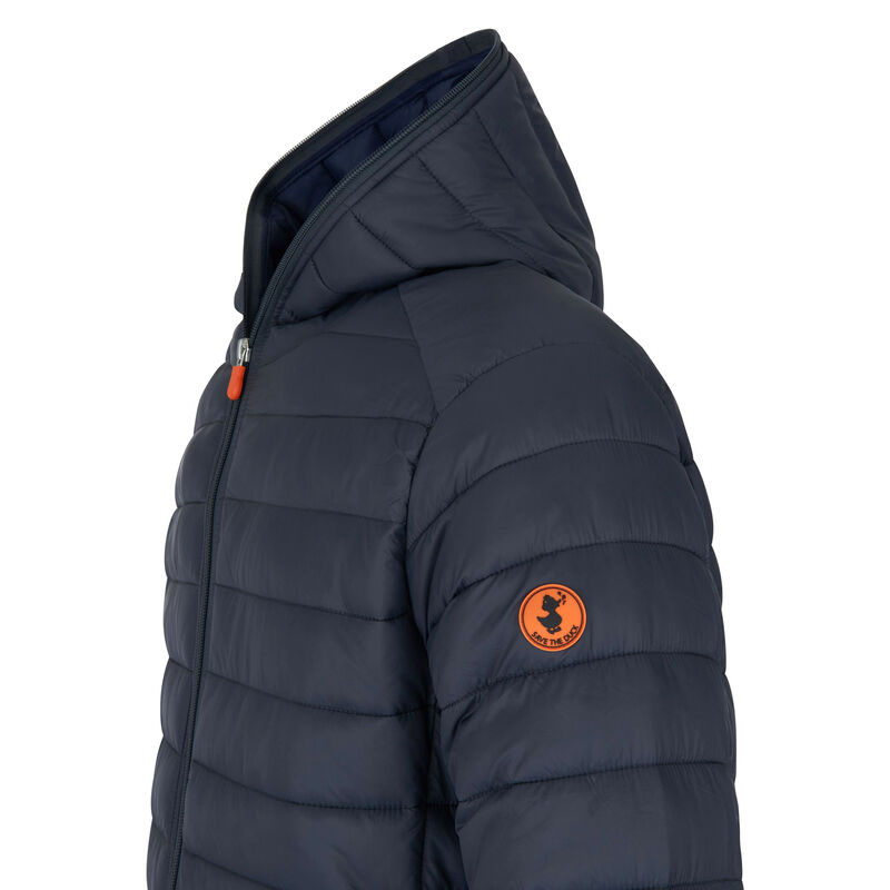 Save The Duck Men's Giga Mid Quilted Winter Coat image number 3