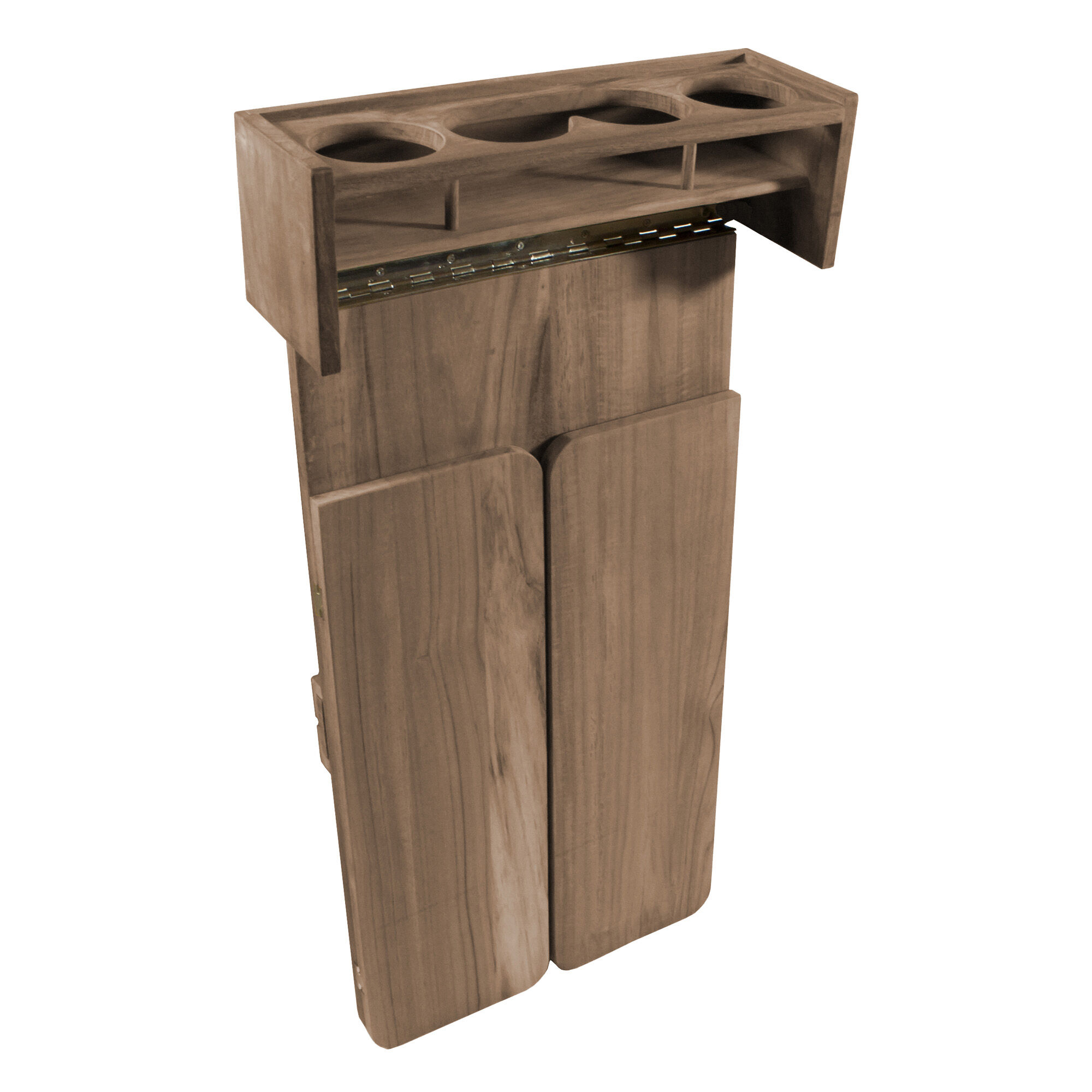 SeaTeak Cockpit Table With Folding Leaves