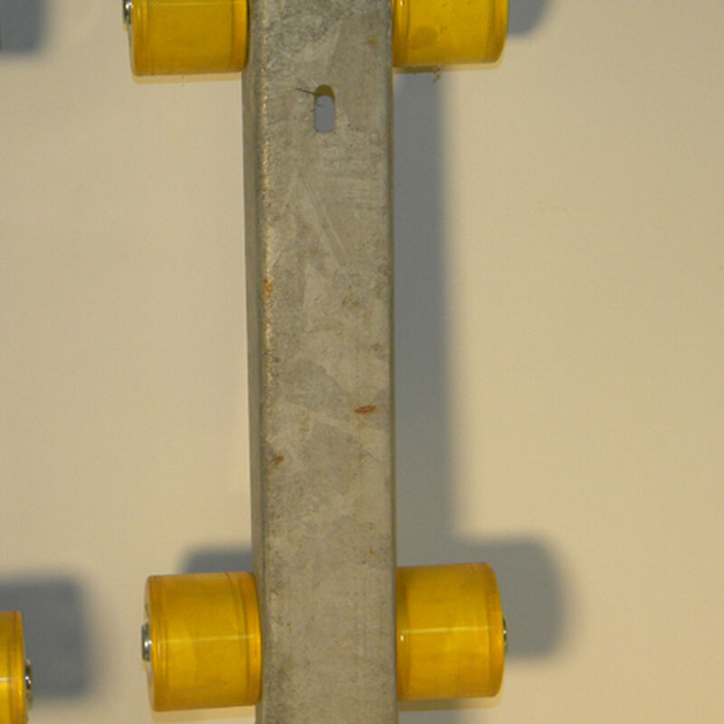 Tie Down 5' Hull Sav'r Roller Bunks, yellow polyurethane, pair image number 2