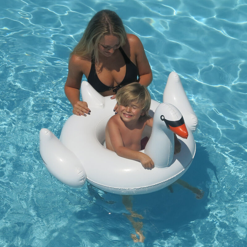 Swimline Swan Baby Float image number 1