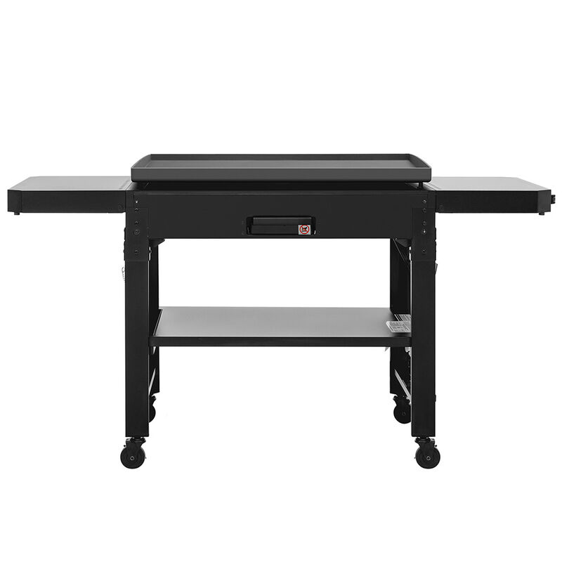 Royal Gourmet 34in 4-Burner Propane Griddle w/ Shelves & Storage image number 7