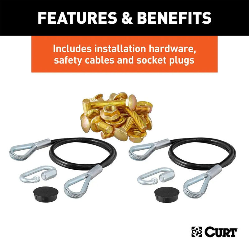 CURT 70148 Custom Tow Bar Base Plate, Select Chevrolet Equinox image number 6