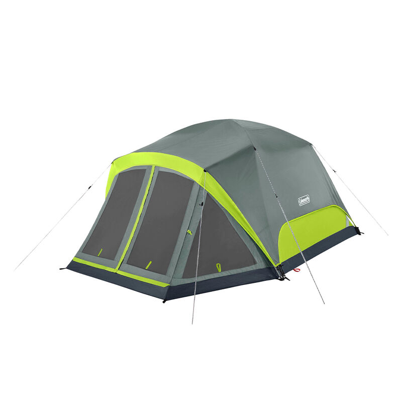 Coleman Skydome 4-Person Camping Tent With Screen Room, Rock Gray image number 1