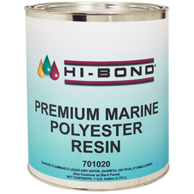 Hi-Bond Premium Marine Polyester Resin, Gallon image number 1