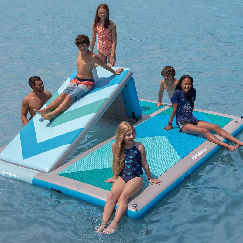 Solstice Inflatable Convertible Slide Dock 10' x 8' x 6" image number 3