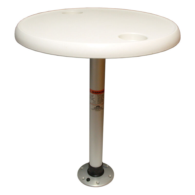 Springfield Round Table Package With Thread-Lock Pedestal image number 1