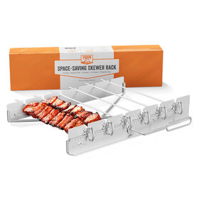 Yukon Glory Rotating Kabob Skewer Rack