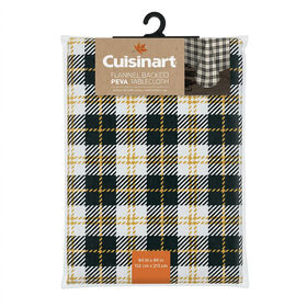 Cuisinart PEVA 60 x 84 inch Fall Plaid Tablecloth