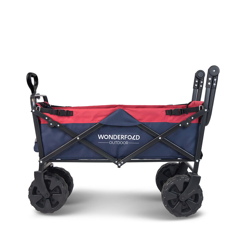 Wonderfold Outdoor S2 Push and Pull Utility Folding Wagon with Wide Beach Tires image number 19
