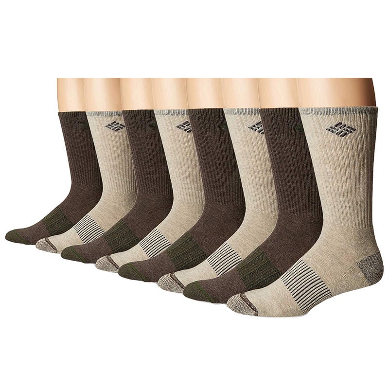 Columbia Men&rsquo;s Heather Rib Crew Socks, 4-Pack image number 1