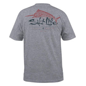 Salt Life Men's Marlin Life SLX UVapor Pocket Short-Sleeve Tee