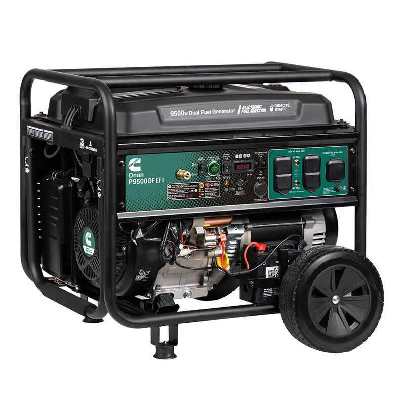Cummins Onan P9500DF EFI Dual-Fuel Portable Generator, EPA+CARB image number 2