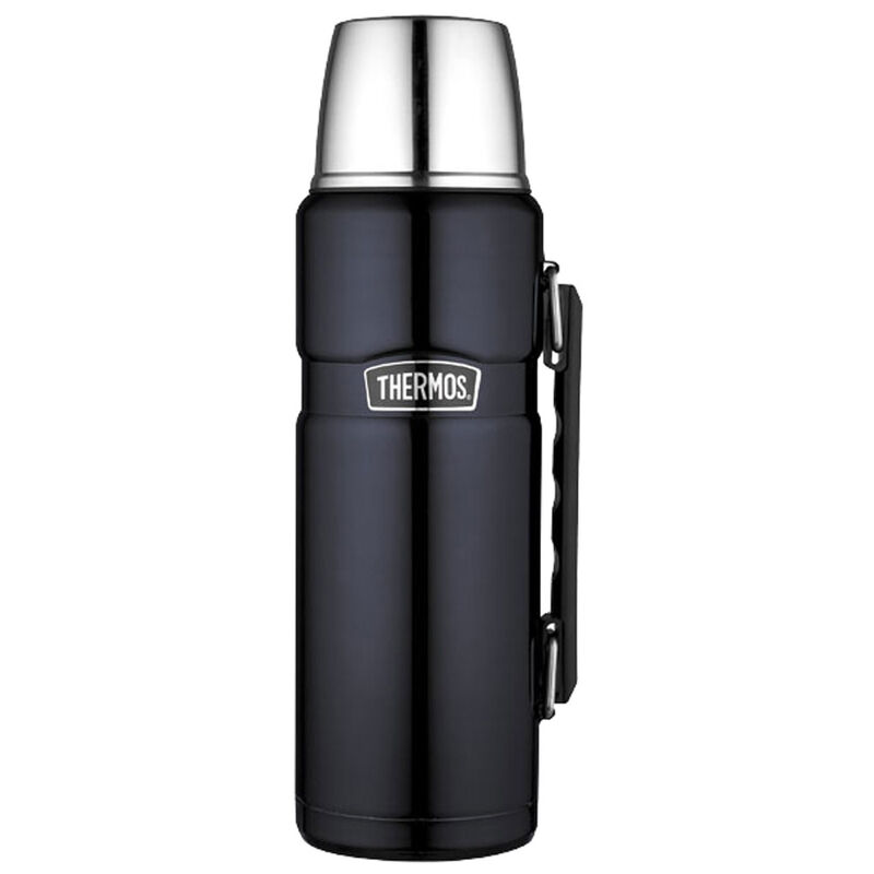 Thermos Stainless King 2L Vacuum-Insulated Beverage Bottle, Matte Black image number 1