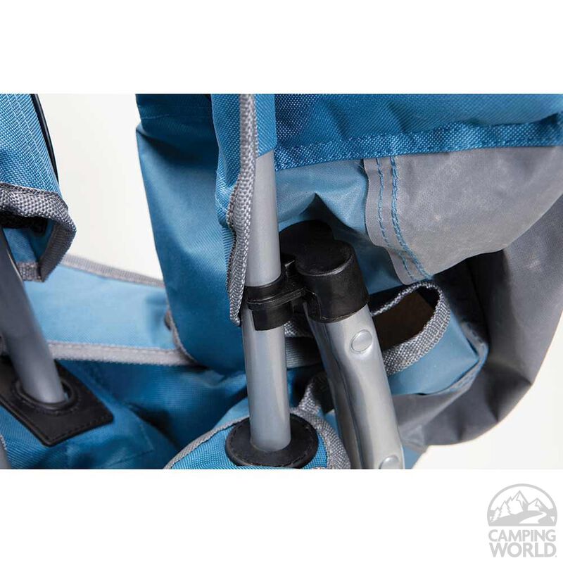 Rocking Bag Chair, Blue and Gray image number 4