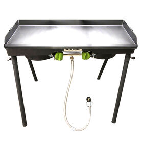 Bayou Classic Dual Patio Camp Stove w/Double Griddle