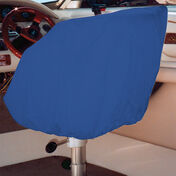 Ripstop Polyester Helm/Bucket/Fixed Back Seat Cover, Navy Blue (24"H x 24"W x 22"D)