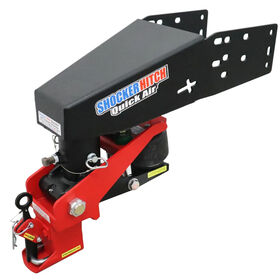 Shocker Hitch Quick Air 5th Wheel to Gooseneck Conversion Kit, Fits Lippert 1621, 0719, Rhino Box, without Chain Kit
