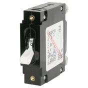Blue Sea Circuit Breaker C-Series Toggle Switch, Single Pole, 60A, White