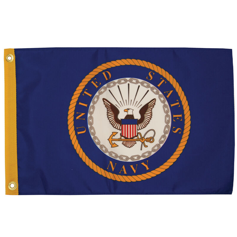 Military Flag US Navy Seal, 12" x 18" image number 1