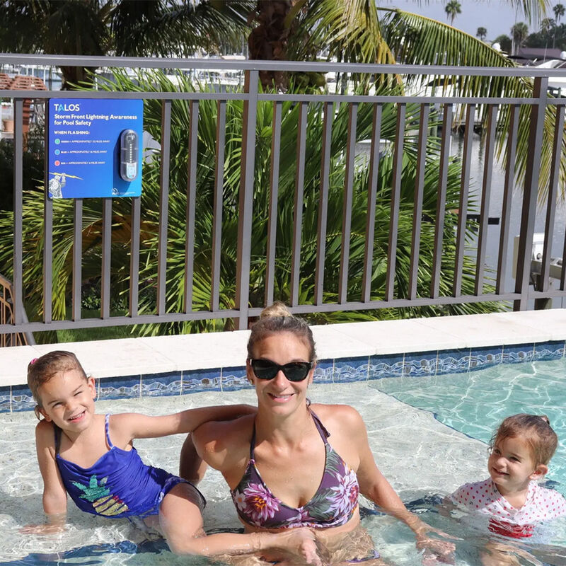 TALOS 18" x 24" Safety Sign and Lightning Detector Kit, Battery-Operated image number 2