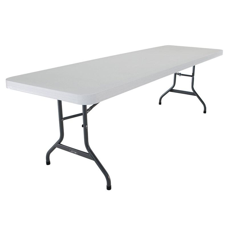 Commercial Folding Table, 8' image number 2