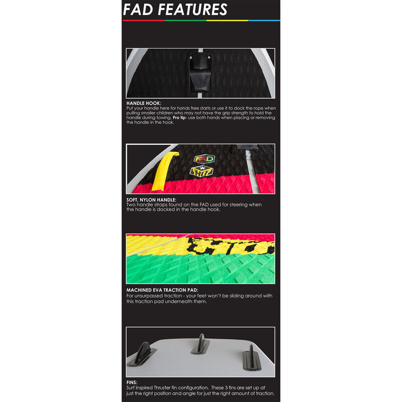 HO FAD Inflatable Board, 4'6"L image number 8