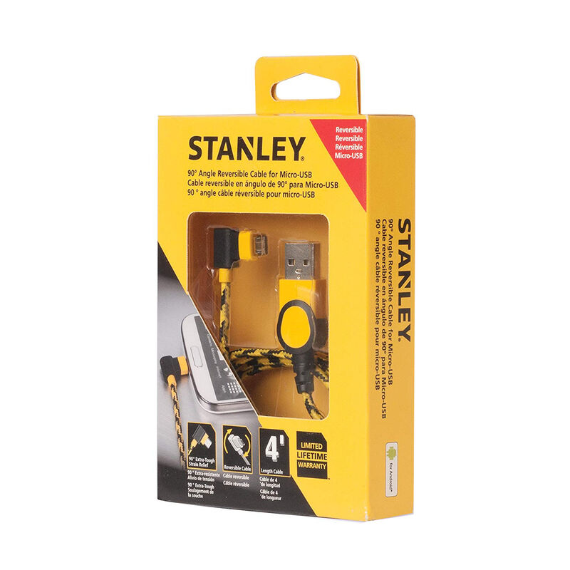 Stanley Reversible Micro-USB Braided Cable image number 2