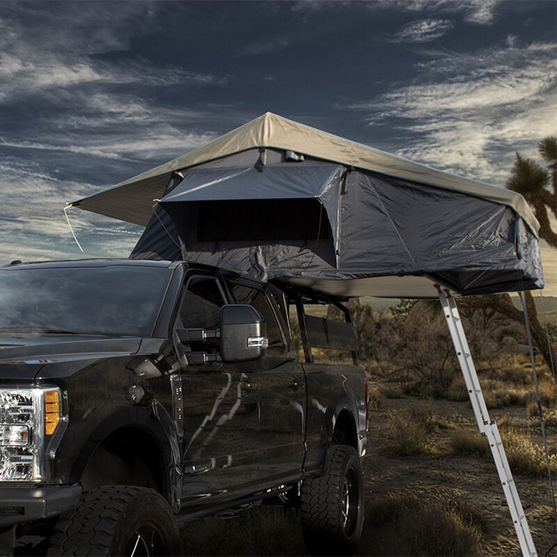 Nomadic 4 Extended Roof Top Tent, Dark Gray and Green image number 3