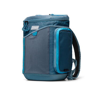Coleman SPORTFLEX 30-Can Soft Cooler Backpack, Ocean