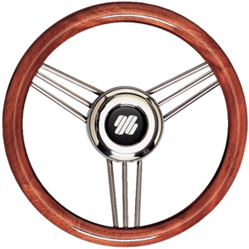 UFlex 3-Spoke Non-Magnetic Stainless Steel Steering Wheel image number 1