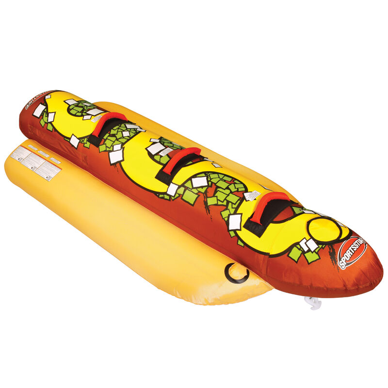 Sportsstuff Hot Dog 3-Person Towable Tube image number 1