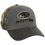 Mossy Oak Logo Stretch-Fit Cap