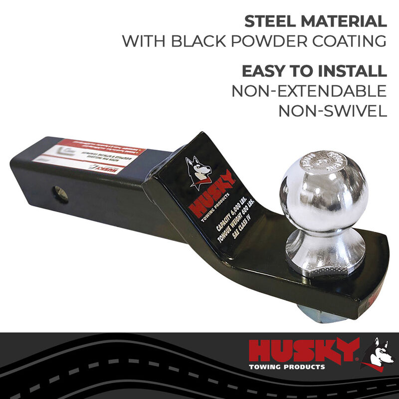 Husky Towing 2 Inch Receiver Trailer Hitch Ball Mount image number 4