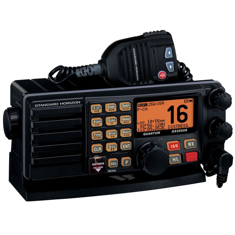 Standard Horizon GX5500S Quantum Fixed Mount VHF Radio with Alphanumeric Keypad image number 1