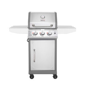Royal Gourmet 3-Burner Cabinet Style Gas Grill - Silver