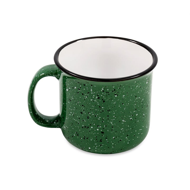 Camco Life is Better at the Campsite Speckled Mug, Green image number 2