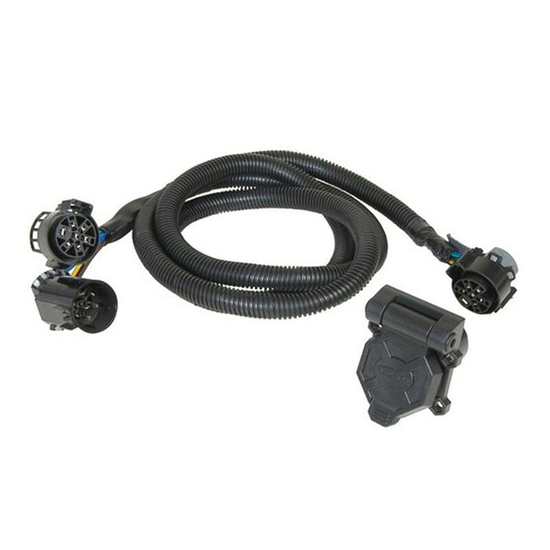 Husky Towing Vehicle End 7 Blade 10' Trailer Wiring Connector, 00-09 Ram image number 2
