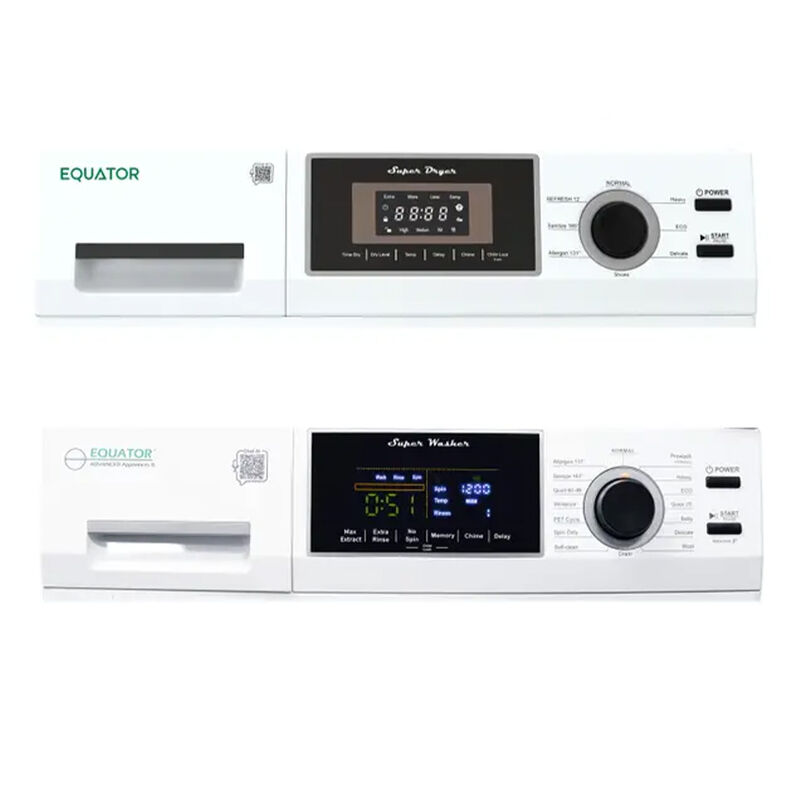 Equator Stackable EW 826 Washer + ED 866 DL Dryer Set, White image number 9