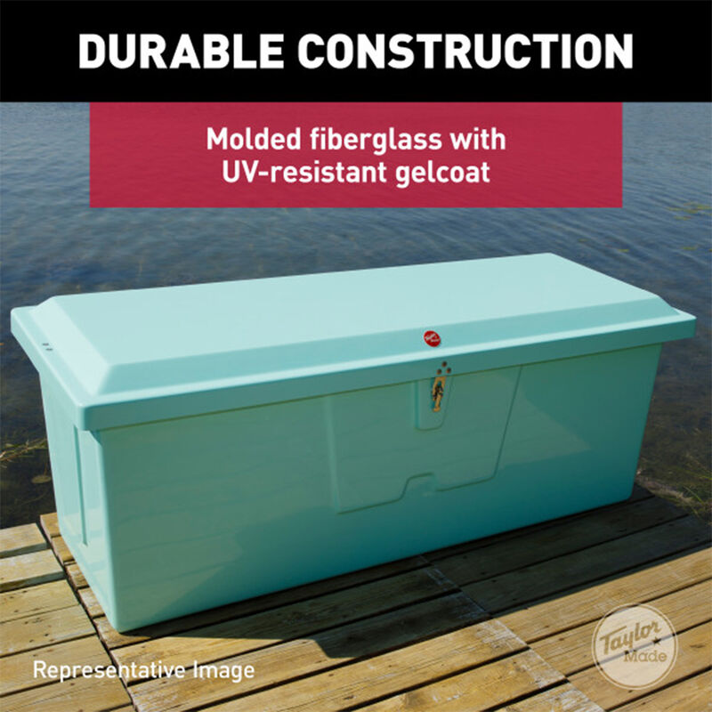 Taylor Made Stow N&rsquo; Go Deep Fiberglass Dock Box, Medium (27"H X 72"W X 26"D) image number 2