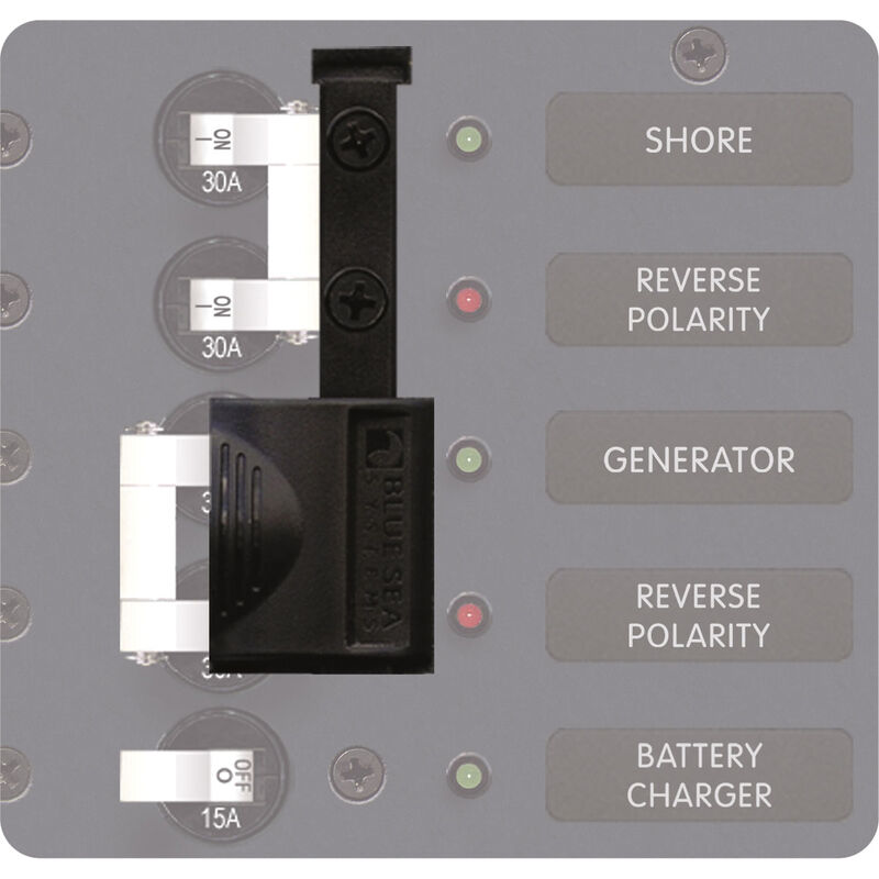 Blue Sea Systems Lockout Slide, A-Series, 2 positions, 2 poles image number 1