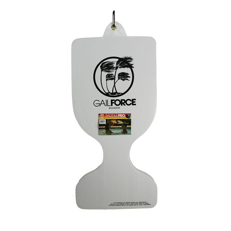 Gail Force Extra Thick Saddle Float - White image number 1