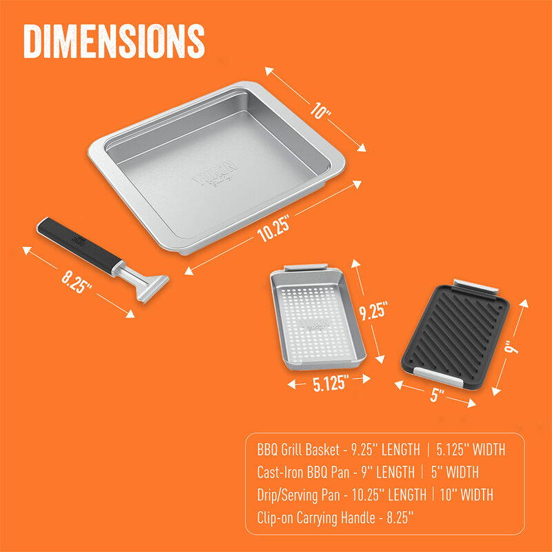 Yukon Glory BBQ 'N Serve Grill and Sear Set image number 2